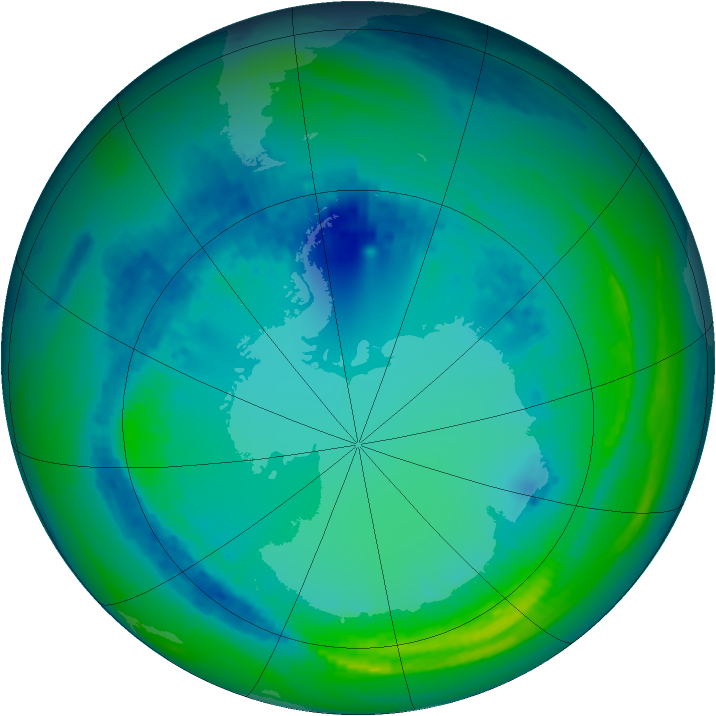 Ozone Map 2004-08-06
